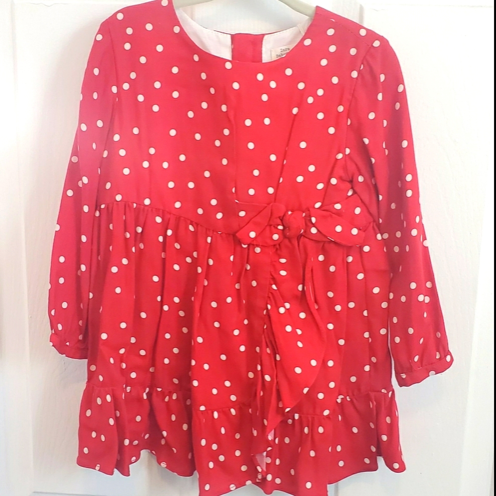 Zara red dress